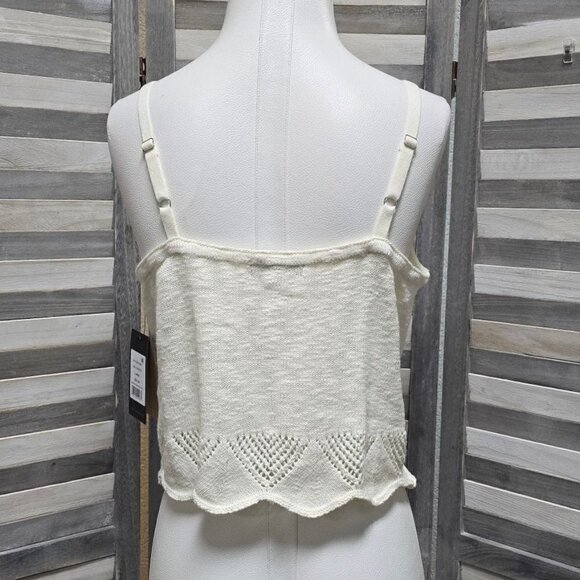 Crochet Hem Tank | Frye | Large - Picture 6 of 13